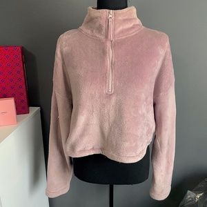 URBAN OUTFITTERS PURPLE VELOUR SKI FLEECE